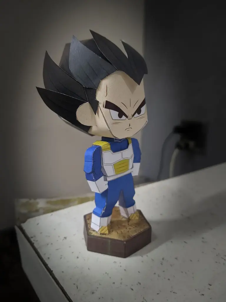 Vegeta Papercraft